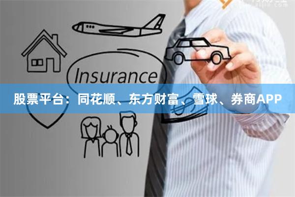 股票平台：同花顺、东方财富、雪球、券商APP